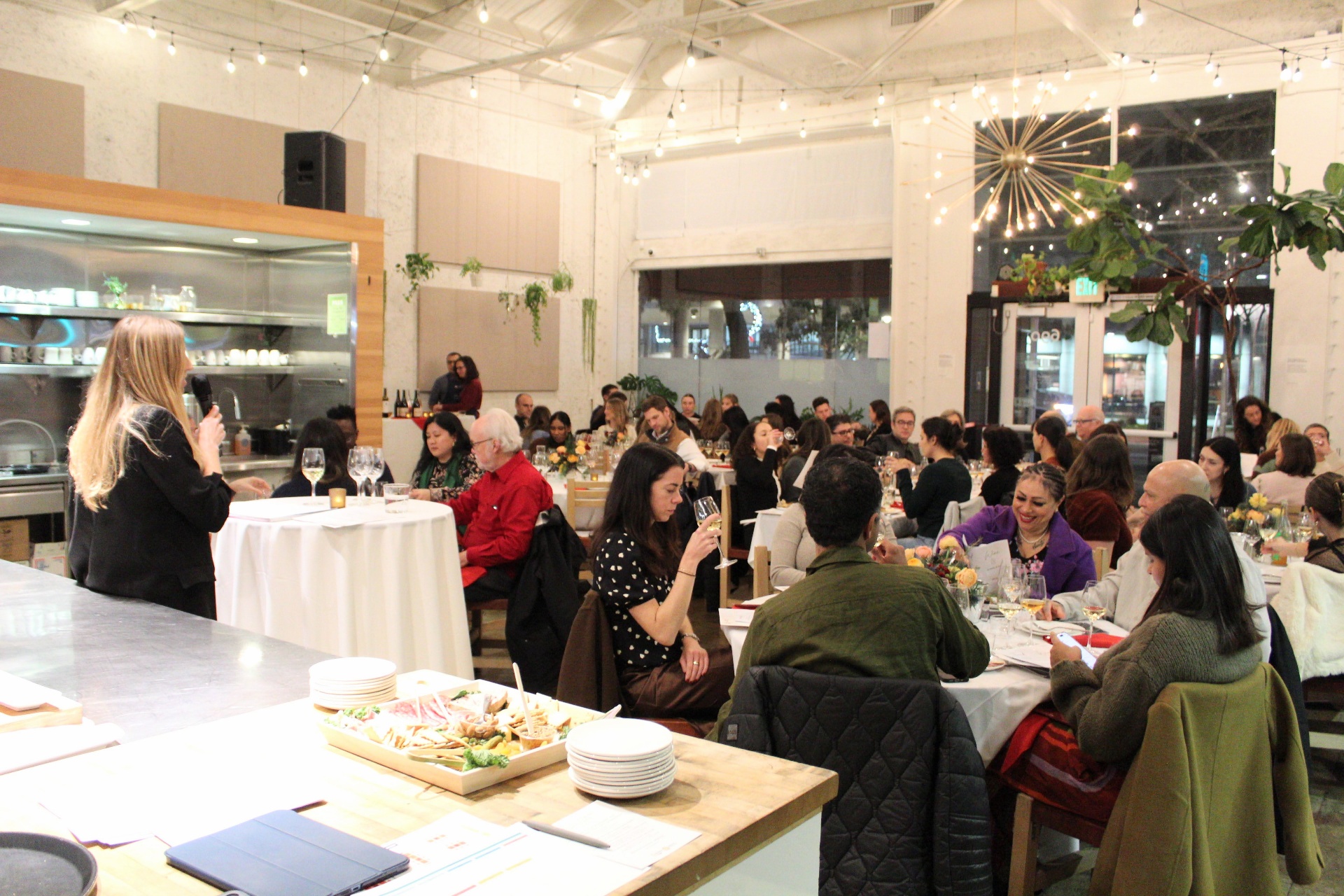Crowd tasting event