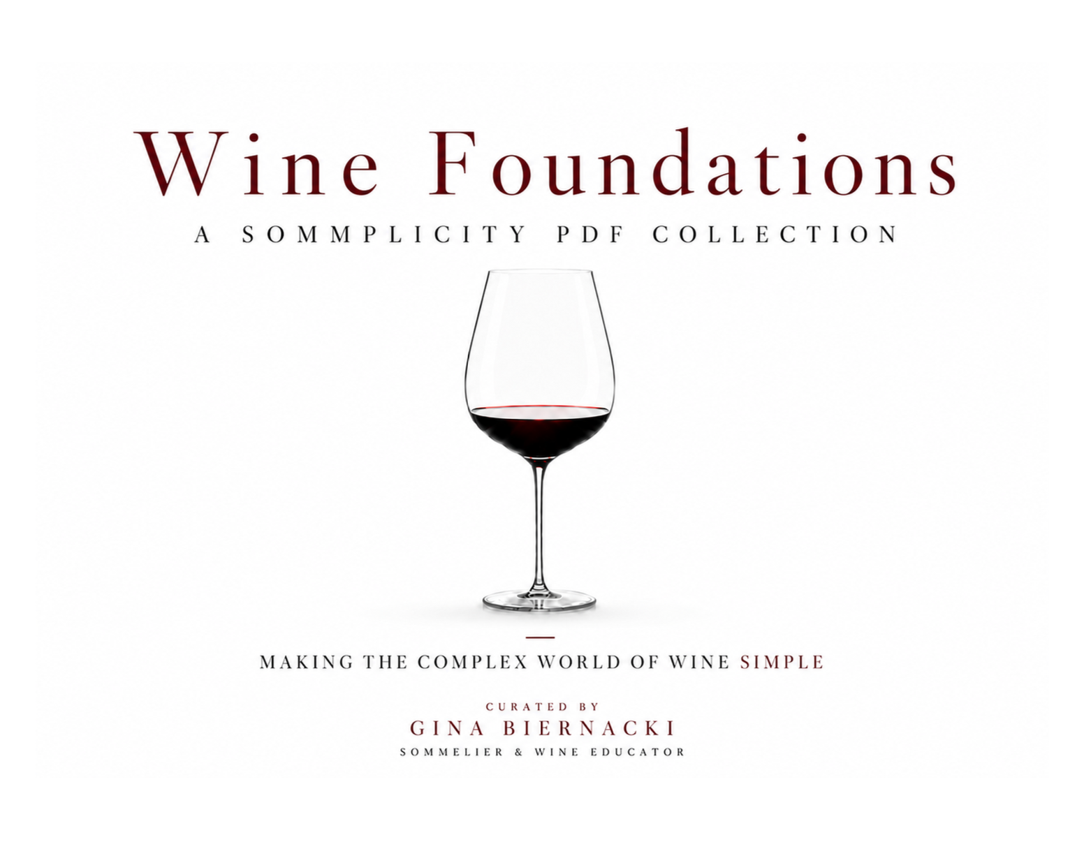 Cover of Sommplicity Wine Foundations: Digital Edition